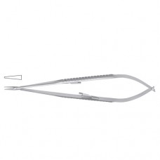 Micro Needle Holder Straight - With Lock Stainless Steel, 21 cm - 8 1/4"